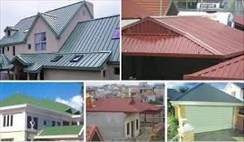 Các mẫu mái nhà dùng tôn lạnh lợp mái nhà với nhiều màu sắc